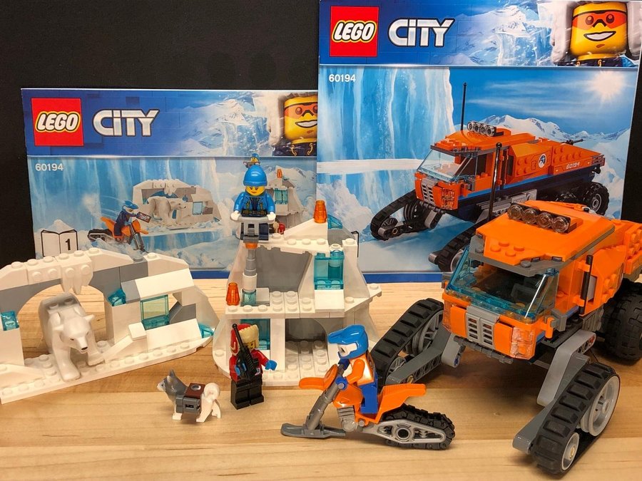 LEGO City 60194 BEG "Arktisk spaningslastbil" - från 2018 begagnad i nyskick!!