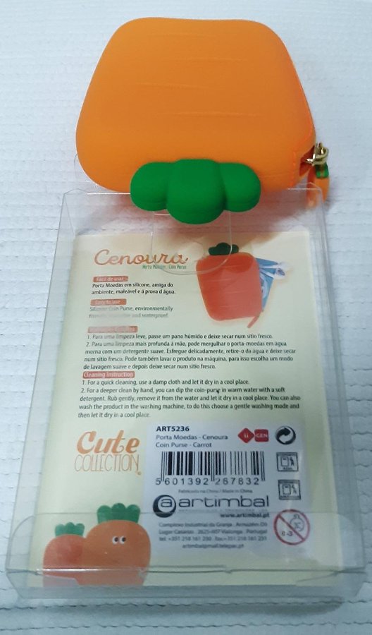 Carrot Coin Purse morot  Silikon myntväska