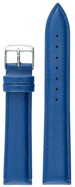 *NY Klockarmband i äkta läder Beige - Krom spänne - 22 mm