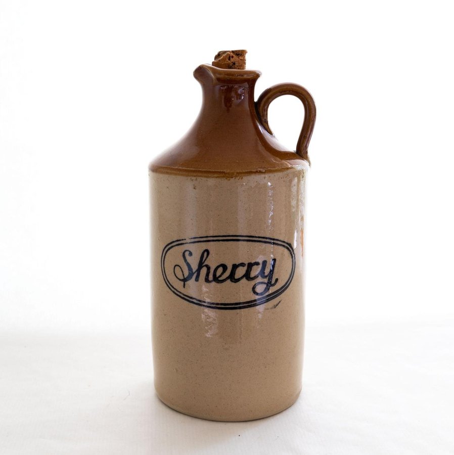 VINTAGE KRUS/JUG I STENGODS/STONEWARE SHERRY ENGLAND