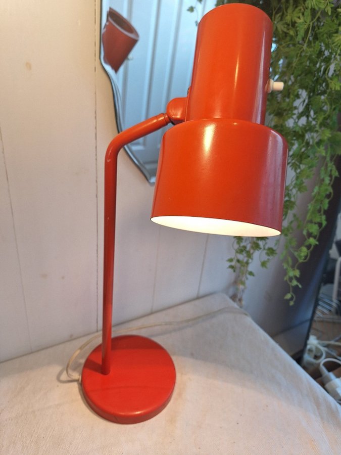 Fagerhults Belysning bordslampa orange 70 80-tal