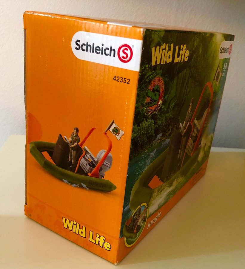 Schleich Wild Life Jungle nr 42352 Djungelset Djungelbåt
