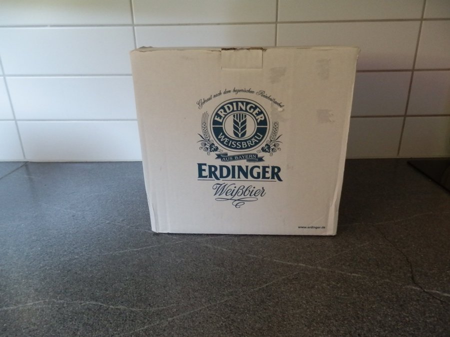 7st Erdinger Weissbier ölglas 05 liter