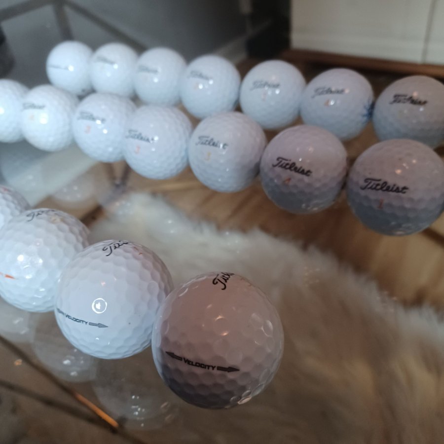 Golfbollar - Blandade Märken prov1 avx 25st A KLASS !!!!