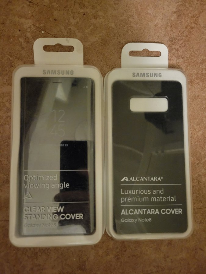 Samsung Galaxy Note8 Clear View Standing Cover  Alcantara Cover