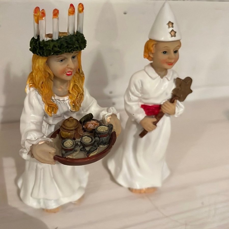 Hedlund lucia och stjärngosse i porslin