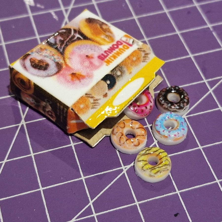 (6st) Miniatyr Donuts till Lundby/Barbie