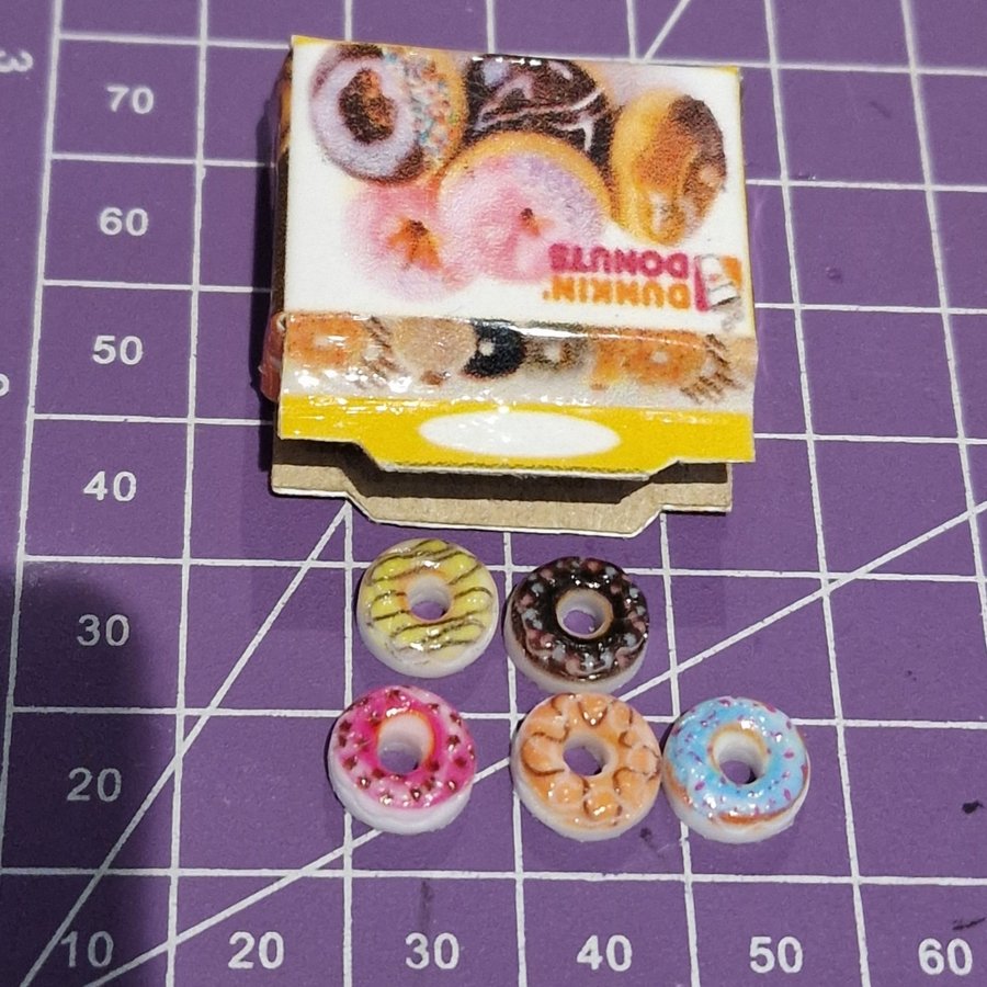 (6st) Miniatyr Donuts till Lundby/Barbie