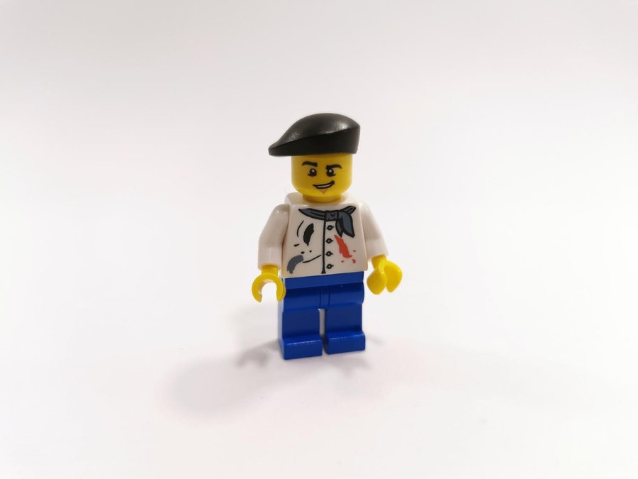 Lego - minifigur - city - konstnär - vit