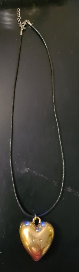 Halsband, hjärta, metall, Pilgrim