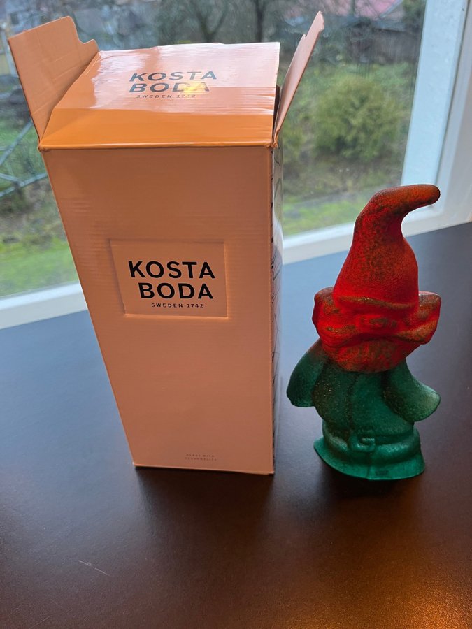 Kosta Boda tomte, Kjell Engman, signerad