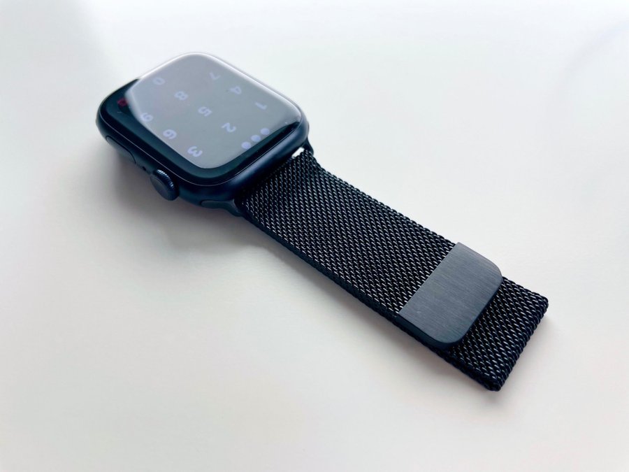 Apple Watch Band Milanese Loop Metall Svart | Series 3-8 Storlek 38, 40, 41 mm