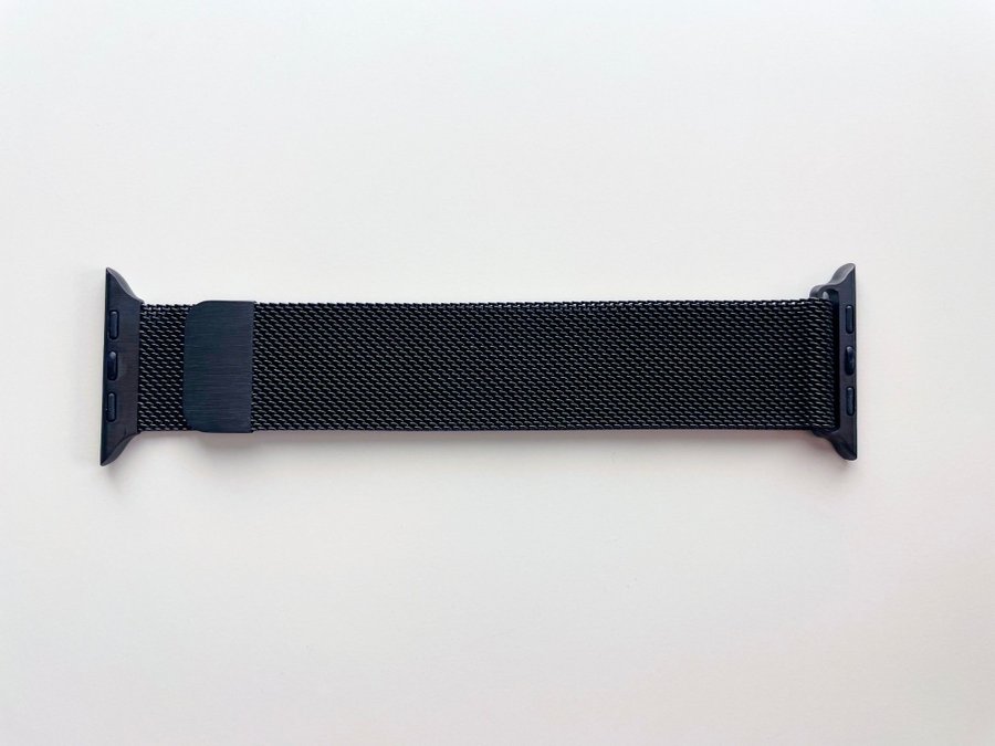 Apple Watch Band Milanese Loop Metall Svart | Series 3-8 Storlek 38, 40, 41 mm