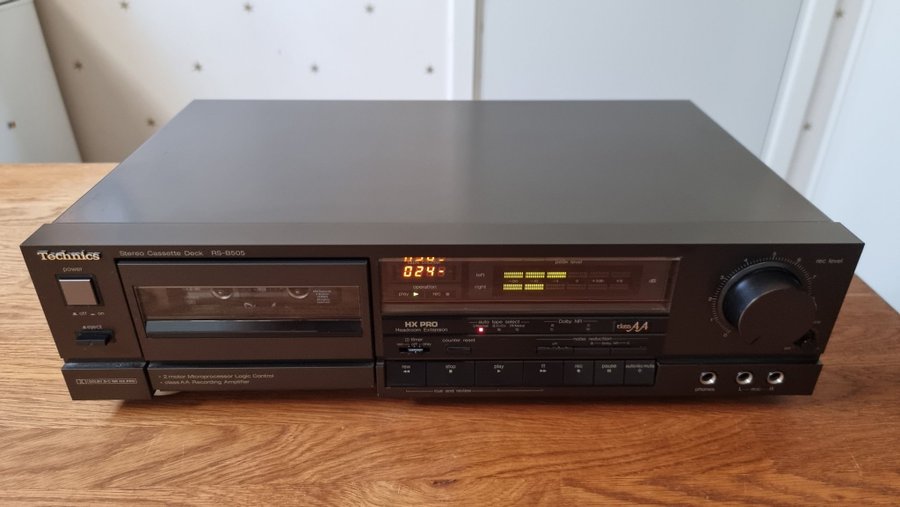 Technics RS-B505 Stereo Kassettbandspelare Med Original Manual