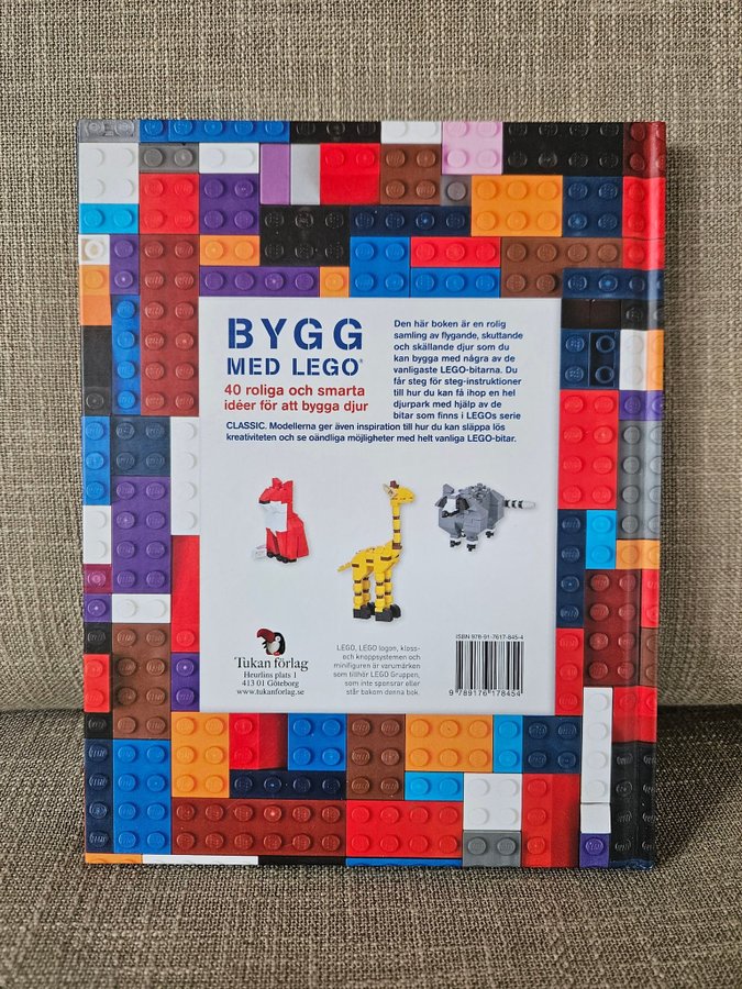 Bygg med LEGO 40 roliga och smarta idéer för att bygga djur bok Warren Elsmore