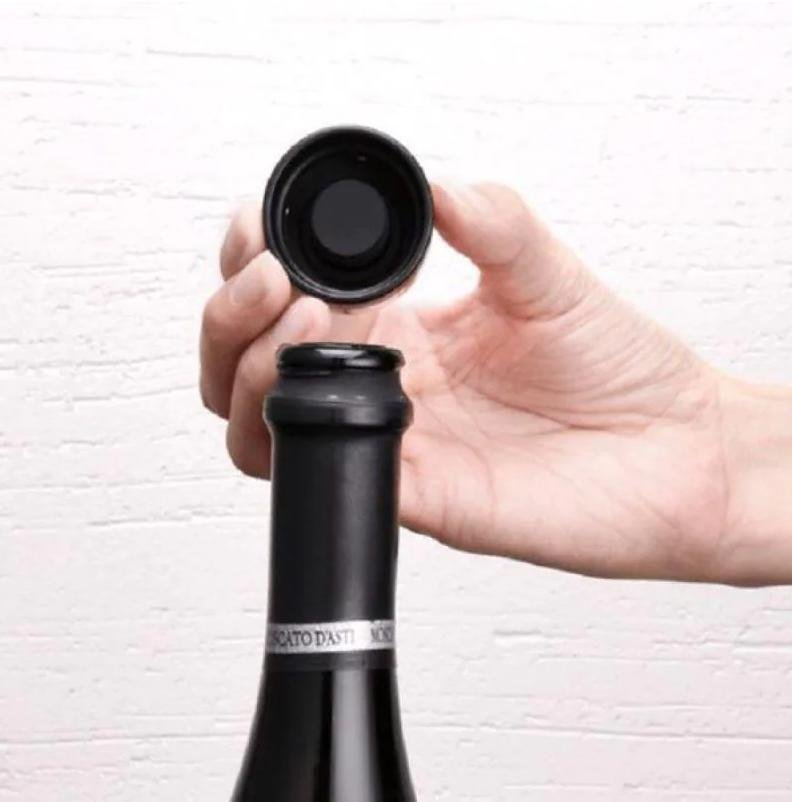 Vinkork Champagne Vakuum försluter Stopper Champagnelåsning