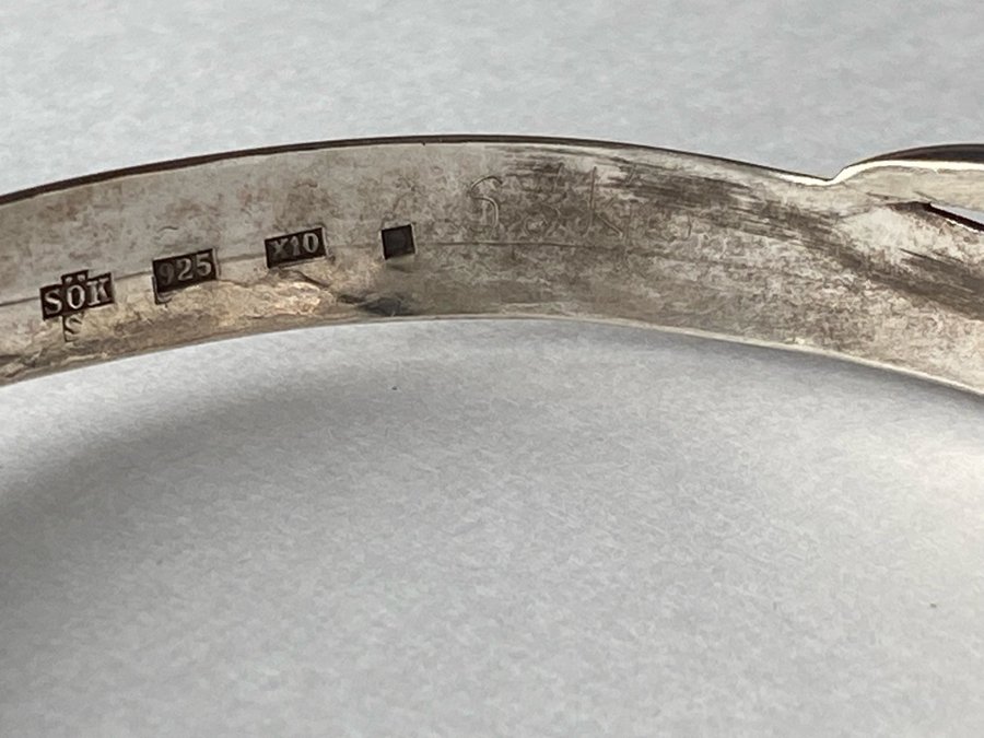 Silverarmband 925s. Lister-Silver Stina Sökjer-Peters.