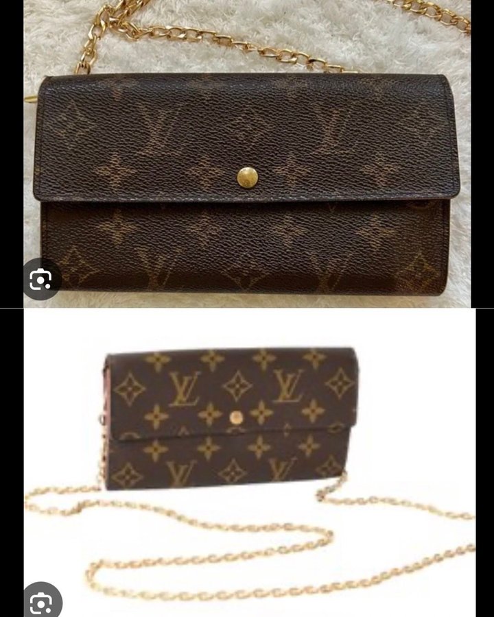 Louis Vuitton monogram vintage plånboken väska axelväska handväska