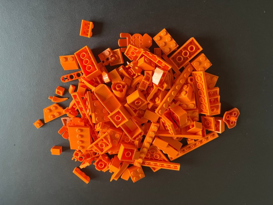 Lego blandade delar orange