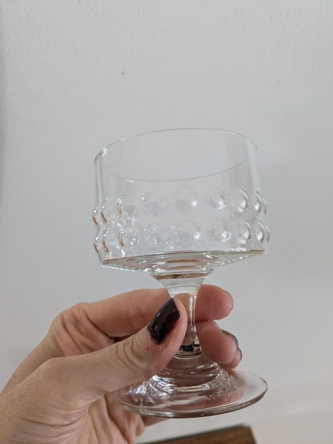 Riihimäen Lasi Nanny Still Grappo glas cocktailglas coupeglas 6 st