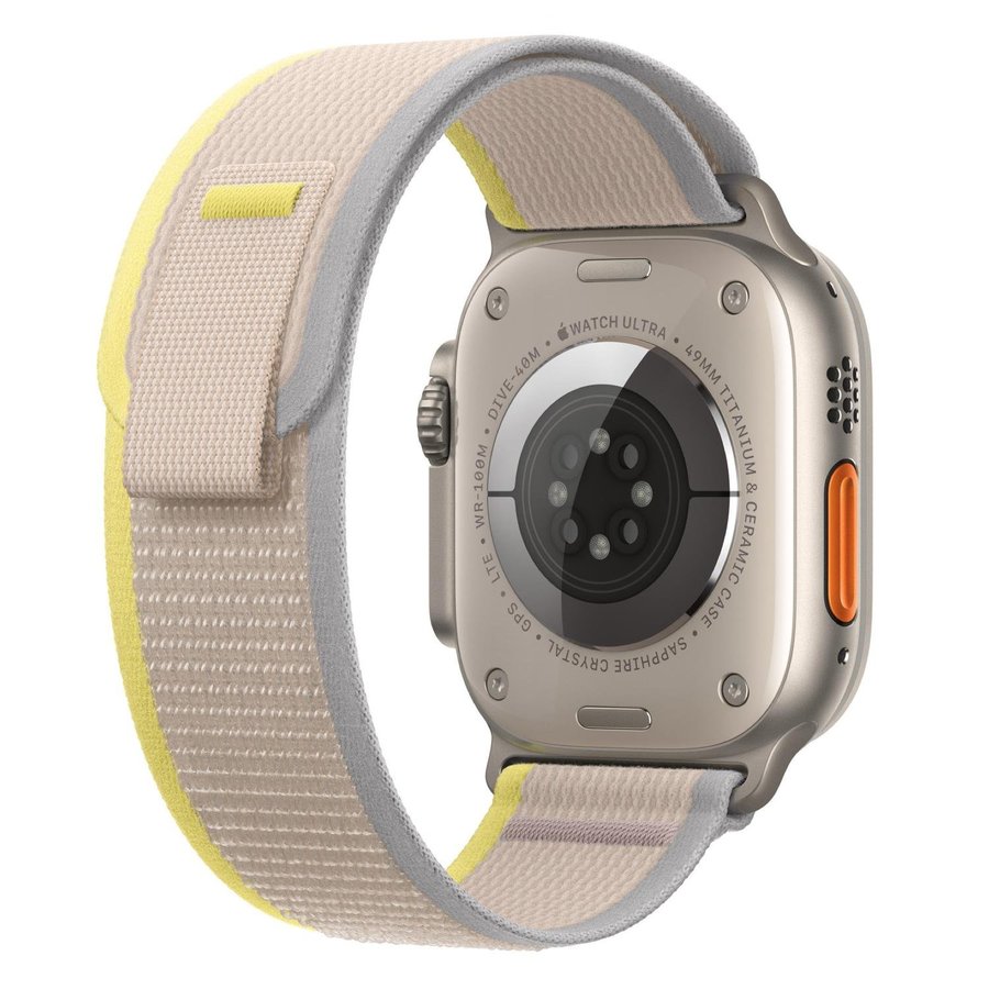 Trail Loop 44/45/46/49mm Apple Watch Armband - YELLOW / BEIGE