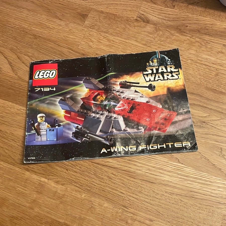 Lego Star Wars 7194 A-Wing Fighter Endast Beskrivning