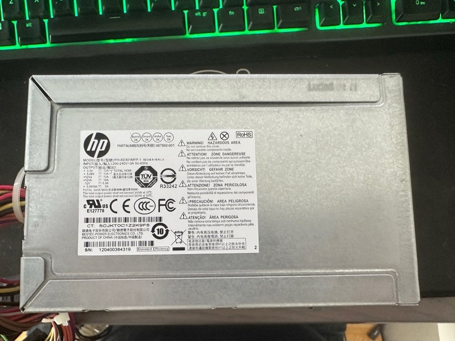 Nätagregat HP 300W