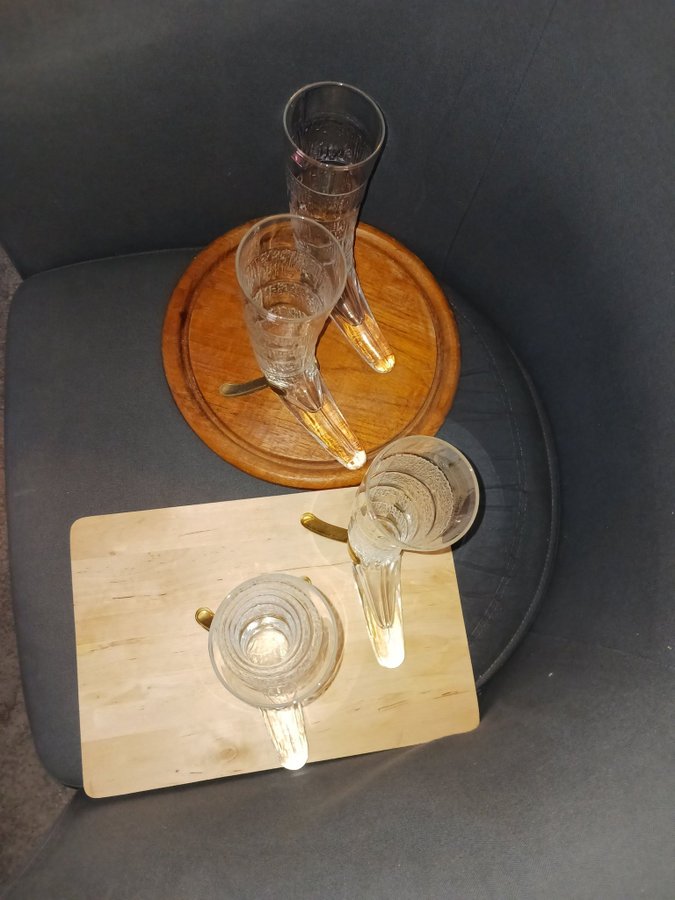 4 st Ölhornsglas Iittala. Valto Kokko