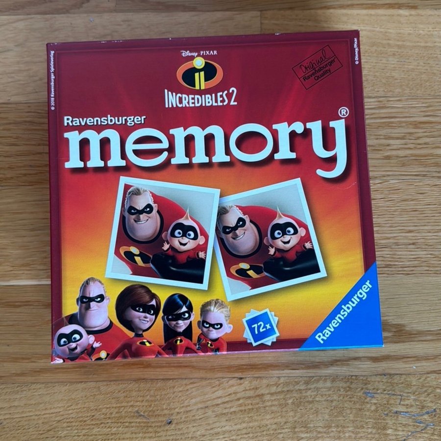 Incredibles 2 Memory Spel från Ravensburger