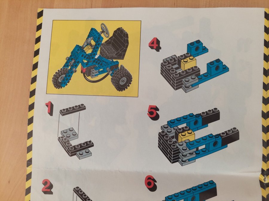 Bruksanvisning för Lego Technic 854 Go-kart