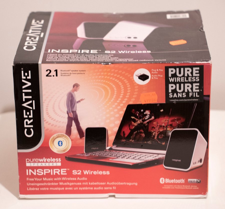 Creative Inspire S2 Wireless Datorhögtalare / Bluetooth