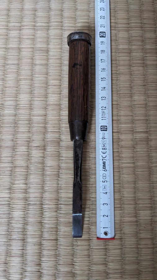 Vintage Japanese Chisel "Mukoumachi Nomi" 9mm