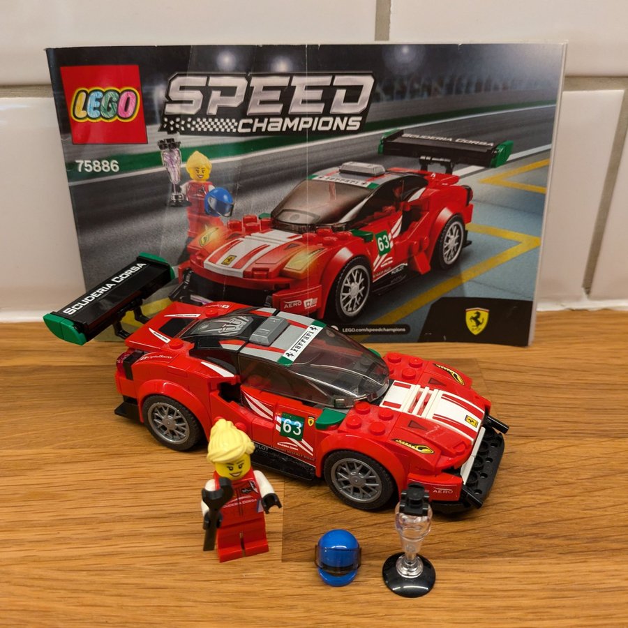 LEGO Speed Champions 75886 Ferrari F8 racing