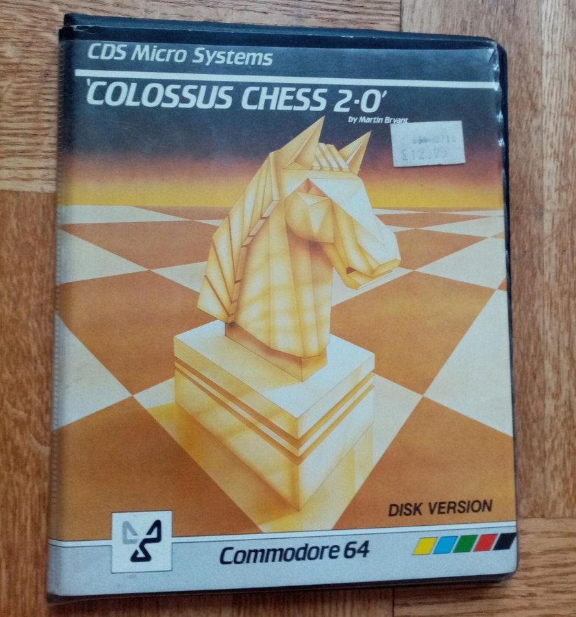 Colossus Chess 20 (CDS Micro Systems) Disk ->TESTAD<- Commodore 64 / C64 Spel