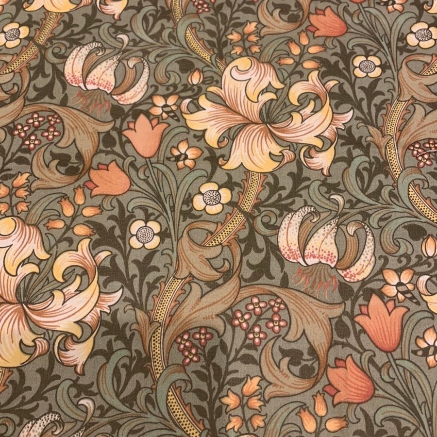 william morris  co tyg "golden lily minor" 46x137cm 2:a sortering