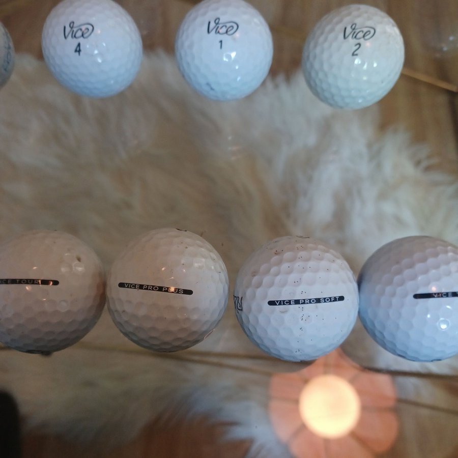 Golfbollar Vice pro och Tour 24 st A klass 4kr st