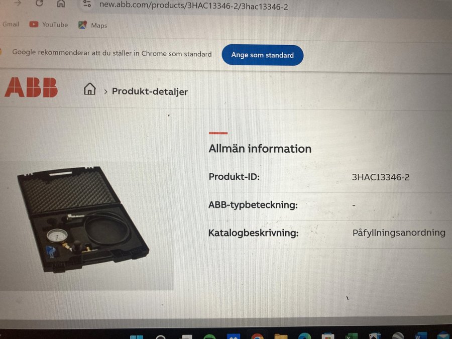 ABB, Påfyllningsanordning.