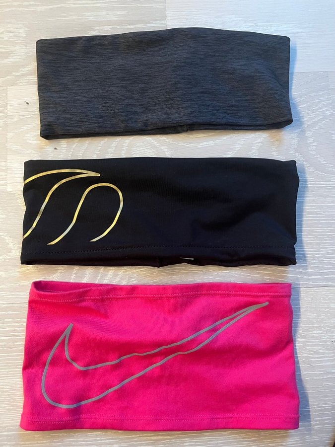 Pannband headband träning Nike HM HM Soc stadium svart rosa