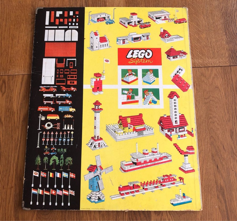 Lego townplan från 1962-66 i bra skick