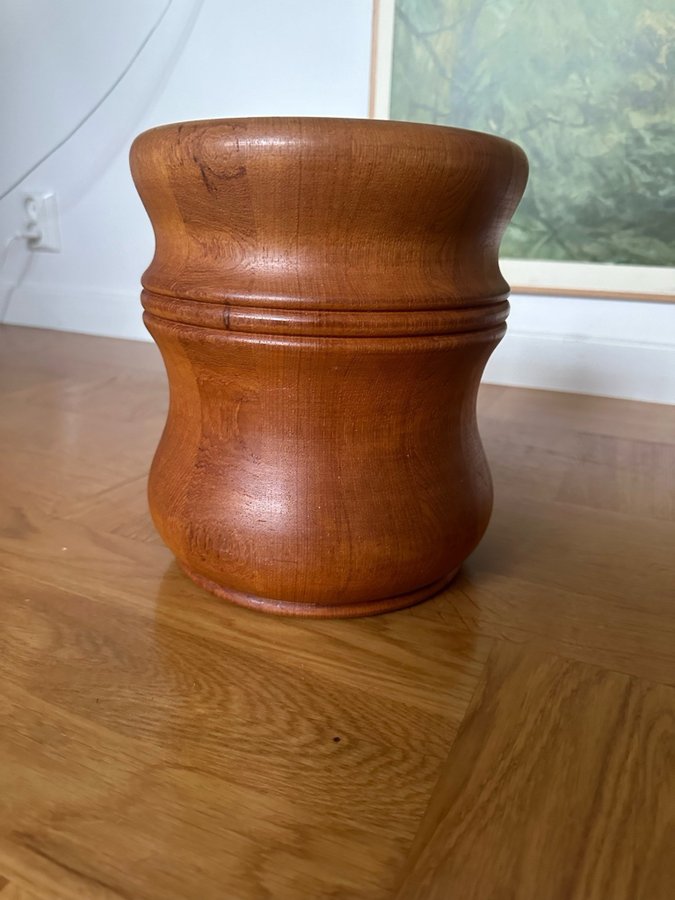 Richard Nissen Danmark solid teak ice bucket ishink champagnekyl 60 tal