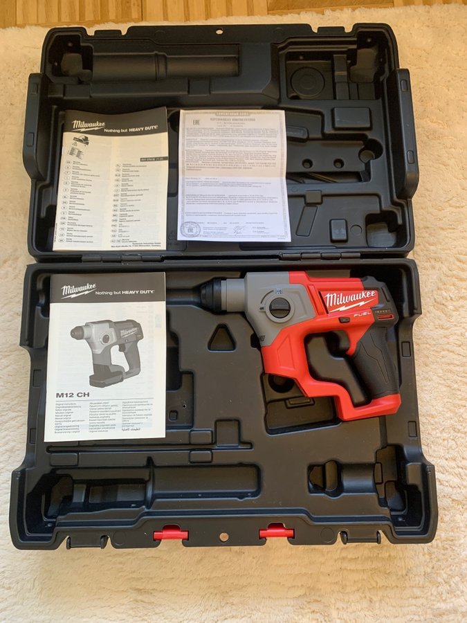 Helt Ny Milwaukee M12 CH-0 Borrhammare M12 SDS