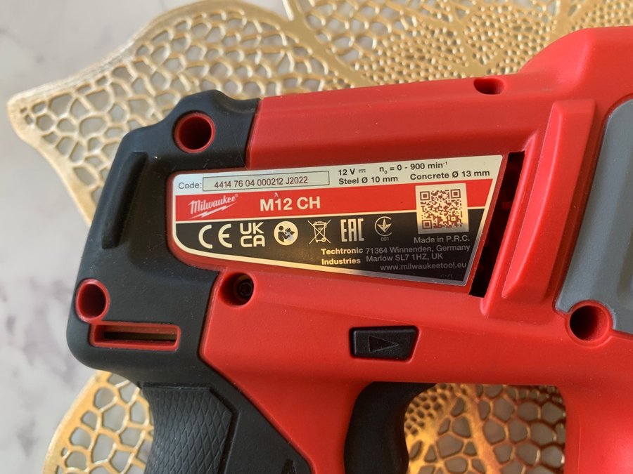 Helt Ny Milwaukee M12 CH-0 Borrhammare M12 SDS