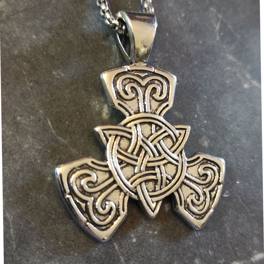 Keltisk knut halsband, Celtic knot, viking, hårdrock