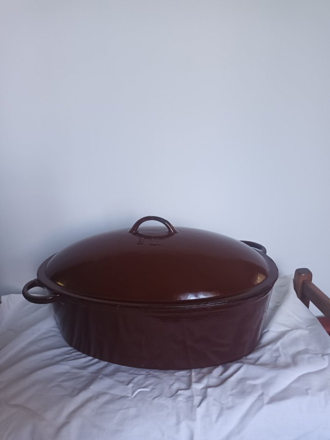 Gjutjärnsgryta stekgryta 6 liter