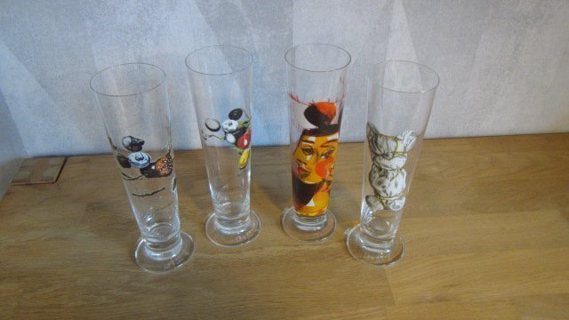 4 st Ölglas design Lasse Åberg