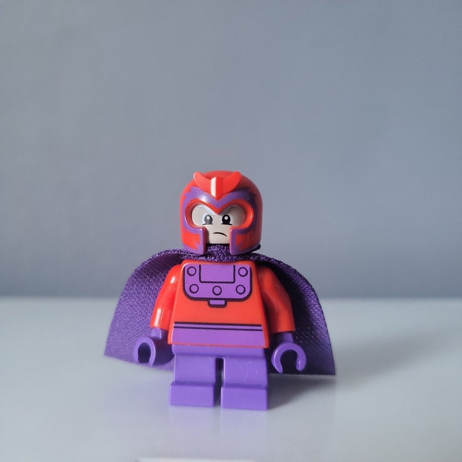 Lego Marvel Super Heroes Magneto Skurk figur minifigur gubbe