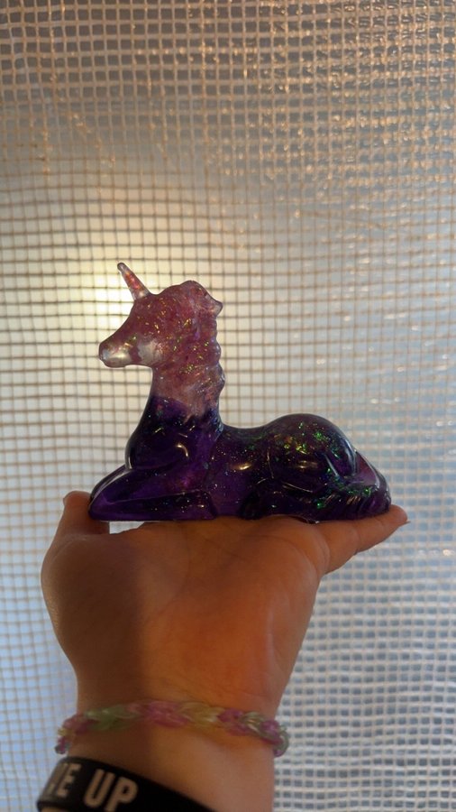 Glitter Unicorn Figur