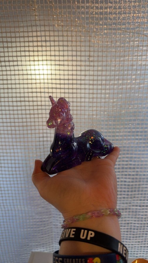 Glitter Unicorn Figur