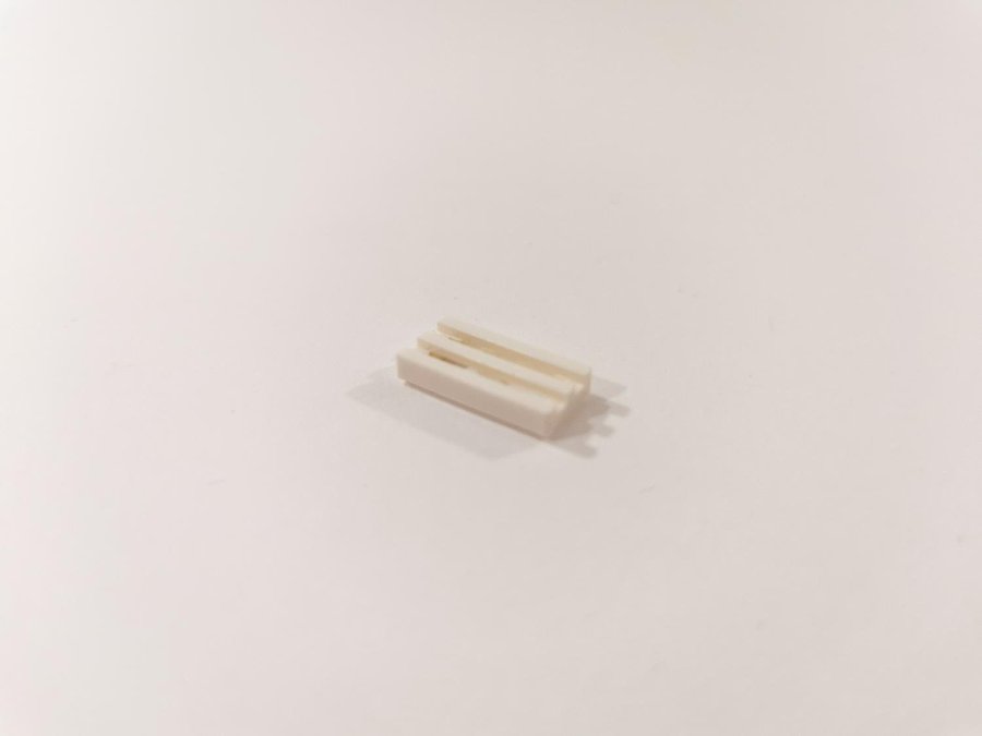 Lego - grill - galler - 1x2 - part 2412 - vit