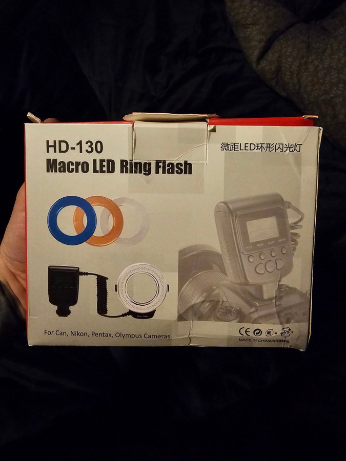 HD-130 Macro LED Ring Flash